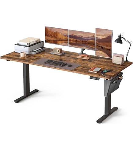 JUMMICO Electric Height Adjustable Desk With USB Charging - View #9