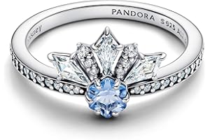 PANDORA Anello da donna Disney Frozen Regina Elsa Tiara Argento 194134C01