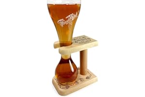 Pauwel Kwak Verre à bière belge avec support en bois 0,3 l
