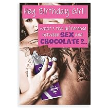 Regal Publishing Humor Lustige Geburtstagskarte Sex und Schokolade ...