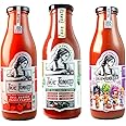 The True Tomato Homemade Tomato Ketchup Classic, Bell Pepper Chilli , Kids No Chilli Pack of 3 | Homemade and Made To Order |Natural | 80% Fresh Tomatoes | No Chemicals, No Added Colors, No Oils, No Preservatives, No Thickeners (220 Gram, Classic + Bell Pepper Chilli + Kids No Chilli)