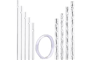 45PCS Carillon à Vent Exterieur Noir Carillon à Vent de Jardin 9 Tailles Carillons éoliens de Tubes Métal Tubes en Aluminium de Carillon à Vent pour décoration de Jardin ou de fenêtre