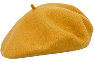 MELEGARI Berretto Basco Donna | 100% Lana | Roma Beret | Made in Italy