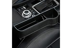 Geminimall Car Seat Gap Storage Organizer, Car Seat Side Gap Filler Leak Proof Storage Organizer, Seat Crevice Slit Pockets, Storage Box For Car Seat Catcher Gap R