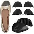 Excefore 3 Pairs Shoe Filler Inserts, Toe Cushion Insert to Make Shoes Fit Tighter Memory Foam Shoe Size Reducer, for High Heels, Dress Shoes, Casual, Flats