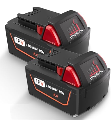 Dosctt 5.0Ah Pour M18 Remplacement Pour Milwaukee 18V Batterie M18 48-11-1811 48-11-1815 48-11-1820 48-11-1822 48-11-1828 48-11-1840 48-11-1841 48-11 -1850 Outil électrique