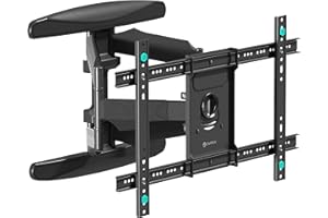 ‎ONKRON ONKRON Uchwyt ścienny Full Motion TV do telewizorów i ekranów 40–75 cali, uniwersalny uchwyt ścienny do telewizora do 45,5 kg – uchwyt montażowy do telewizora VESA 200 x 100 – VESA 600 x 400