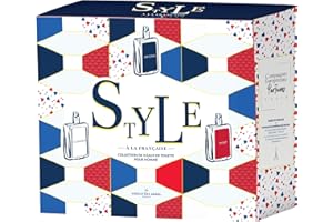 Christine ARBEL coffret collection Eau de Toilette Style à la Française ORIGINAL + CLASSIQUE + SPORT - Parfum pour Homme - 3 x Vapo 30ml Fabriqué en France