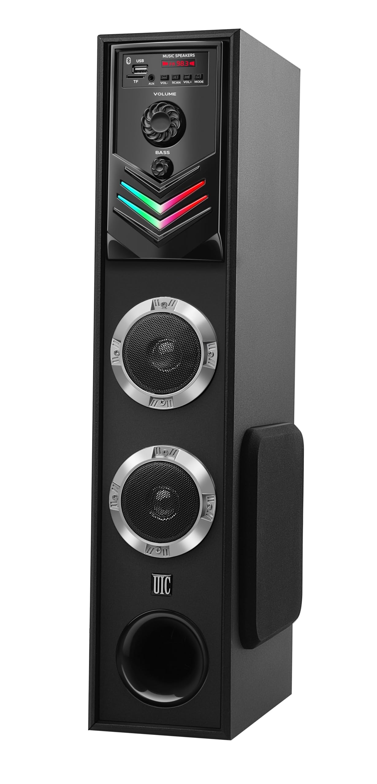 UIC Dj Mini-80W 5.25 Inch Subwoofer Speaker Review: Powerful Bass, Bluetooth Connectivity, Remote Control, and More