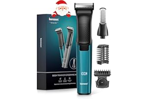 Manscape Body Hair Trimmer, Kensen Safe Intimate Balls Shaver, Waterproof Pubic Groin Hair Trimmer for Men, Cordless Mens Body Shaver for Pube, Mens Grooming Kits for Pubic Hair/50 Times Usage