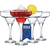 Bicchieri Da Martini In Cristallo Europeo Viski - Set Di 4, Senza Piombo, 207 Ml, Eleganti - Foto 4