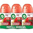 Air Wick Freshmatic Autospray Refill, Rose Fragrance, Eliminates Bad Odour like Cat Litter Smell, 250 ml (Pack of 3)