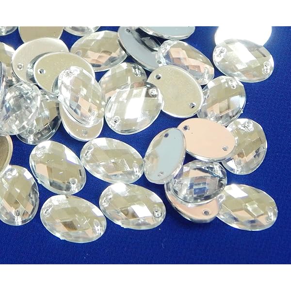 Strass Cristallo Per Cucito - 236 Pezzi Per Artigianato E Bijoux - Foto 11