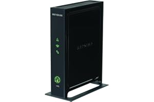 Netgear WN2000RPT-100PES N300 Mbps WiFi Range Extender Universale, Ripetitore Wireless, 4 Porte Fast Ethernet, Bridge Mode, Nero