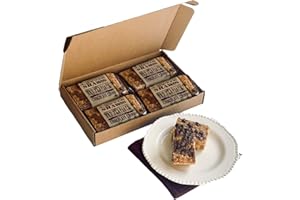 LOTTIE SHAW'S Letter Box Pack of 4 Oat Flapjack with chocolate chips 400g