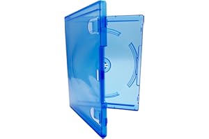 EXTREMEGRIPPRO Lot de 24 boîtiers vides de rechange pour Sony Playstation 4/5 PS4/PS5 Bleu