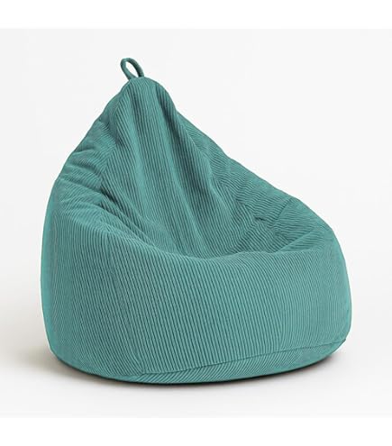 icon Zitzak en Poef Dalton - Corduroy Zitzak - Blauwgroen | Leen Bakker