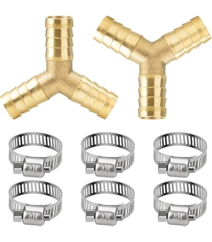 PipeSan – Manchon Laiton 1/2" (DN15) BSP G1/2 – Lot De 3 Raccords Femelle/femelle | Filetage Intérieur | Plomberie Eau Gaz Air Comprimé Chauffage | Anticorrosion