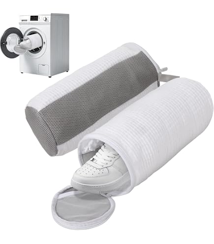 Schuhwaschbeutel Für Waschmaschine & Trockner – Mit Mikrofaserbürste, 360° Reinigung, Größe 39x19 Cm