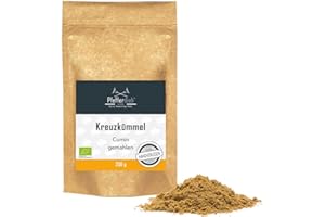 ‎PFEFFERDIEB Kreuzkümmel BIO, Kumin Gewürz, handgepflückt, frisch gemahlen, Cumin Pulver, 250g - Pfefferdieb®