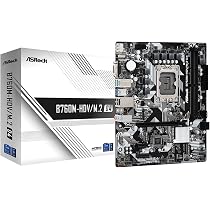 Asrock B760M-HDV/M.2 D4, Intel B760, 1700, Micro ATX, 2 DDR4, VGA