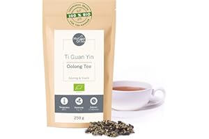 ‎MYCUPOFTEA Oolong Ti Guan Yin Bio Tee 250g - Hochwertiger Oolong-Tea in Bio-Qualität aus China - Wu Long (Ceremonial Grade) - Für Teegenießer und Kenner - MyCupOfTea