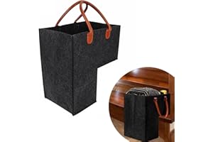 FYZSJWL Treppenkorb, Stufenkorb, Treppen Organizer Korb, Treppenkorb Stufenkorb, Treppenkörbe, Filz mit Kunstleder Griffen, Treppenkorb Filz für Aufbewahrung, Organizer, Heimdekoration