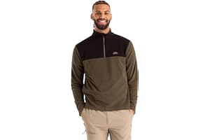 Trespass Men's Fleece Jacket Duty - 1/2 Zip Neck 100% Polyester
