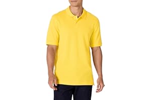 Amazon Essentials Men's Regular-Fit Cotton Pique Polo Shirt (Available in Big and Tall)