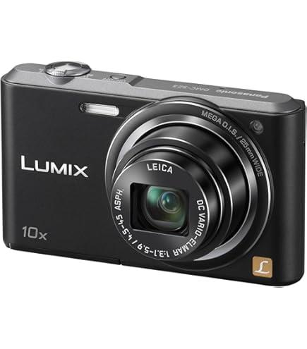 Lumix カメラ Panasonic Lumix ZX3 Digital Camera - Black (14.1MP, 8x Optical