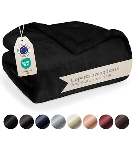 Hachette, coperta in pile linea Teddy, morbida e calda, ideale per divano, letto o come coperta da viaggio, Poliestere 100% poliestere Pile, Rosso, Double - 150 x 200 cm