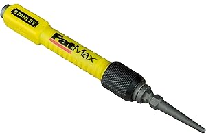 STANLEY - FATMAX Stanley 1-58-501 Chasse-Clous Interchangeables Gamme FatMax - Poignée Bi Matière Pour Plus De Confort - 2 Chasse-Clous En 1