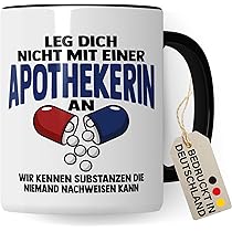 Tasse De Pharmacienne Tasse à Café Drôle Instruite Trafiquant