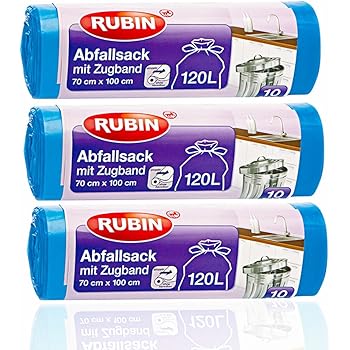 PAPSTAR 320 Auskleidesäcke Für Mülltonnen 120 L 110 Cm X 90 Cm Schwarz 11038 Müllbeutel Müllsäcke