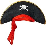 BALINCO Cappello da pirata per bambini - Accessorio per costumi per bambine e bambini per Carnevale/Carnevale