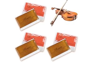 RAYKCE 3 Pièces Colophane Pour Violoncelle Colophane Violon - Colophane Naturelle Avec ÉTui Peu De Poussière Forte Adhérence Prononciation Sensible, Convient Aux Accessoires D'instruments à Cordes Frottées