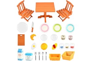 ZECOUK Cocina en Miniatura Accesorios Casa de Muñecas 1:12 Miniaturas Casa de Muñecas Utensilios de Cocina Mini Objetos de Cocina Adecuado para Decoración Casa de Muñecas en Miniatura