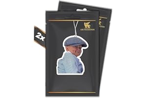 R&M ORIENT Set di 2 deodoranti CHARMEUR Hasbulla ® – Prodotto originale con licenza per auto divertente distributore automatico di profumo per auto Air Freshener – Mini Khabib (PEACHY PEACH)