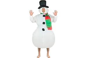 BODYSOCKS FANCY DRESS Bodysocks Inflatable Snowman Costume (Adult)