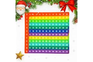 GENERIC Times Table , Multiplication Learning Toy for Kids, 12x12 Pop Math Sensory Fidget Toy, Educational Stress Relief Toy for 5-7 Years Old, Fun Times Table Aid for Classroom and Home Use
