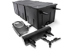 SunSun Kit filtration bassin 90000l 36W Stérilisateur NEO10000 80W Pompe