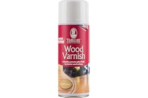 Tableau Wood Varnish, Light Oak, Stain and Gloss Wood Surfaces in One Go. 400ml