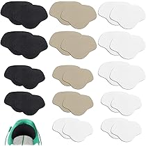 Toppe Riparazione Tallone Scarpe - 8 Paia Autoadesive, Bianche E Nere, Per Sneakers E Sedili - Foto 8