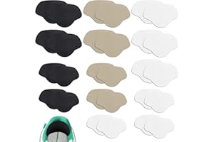 NAEBRO 14 Paires Réparation de Talon de Chaussure, Patch de Prévention Trous de Chaussures en Cuir, Patch de Talon de Chaussure Auto-Adhésif pour Réparation de Talon de Chaussure - Grand et Petit