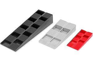INNONEXXT Haut de gamme cales en plastique | 125 x cales mix avec aide au montage | FABRIQUÉ EN ALLEMAGNE | Cales en plastique, cales de montage, cale porte, parquet flottant, cale, cales