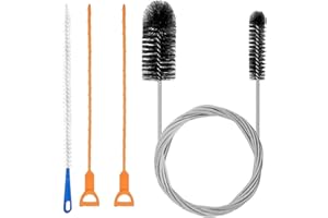 RANYAKE 4 Stück Abflussreiniger Spirale,Abflussreiniger Sticks,Spirale Abfluss Rohrreinigung,Rohrreinigungsspirale,Rohrreiniger Abflussbürste,Abflussspirale für den Abfluss in Küche und Dusche