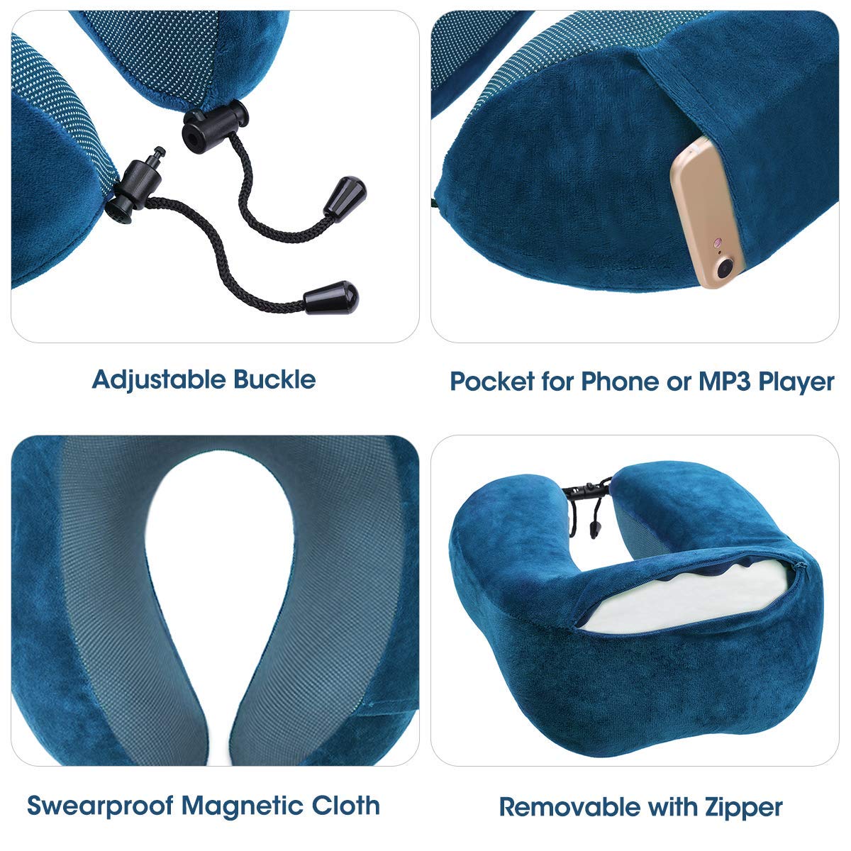 Coussin-Voyage-SGODDE-Oreiller-Avion-Mmoire-de-Forme-Coussin-Voyage-Cervical-Support-360-Soutien-de-Cou-de-Tte-pour-VoyageBureauAvion-Inclus-Masque-de-Sommeil-Bouchons-doreille