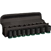 Bosch 9 x PRO Impact lokma anahtar seti (48 x 46 mm, profesyonel aksesuar matkap ve tornavida)