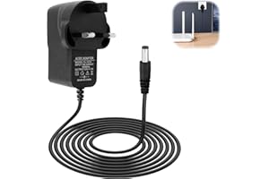 DOZYLIVE 12V 1A Power Supply Adapter AC 100-240V 50/60Hz to DC 12V Driver Transformer Converter Adapter for Yamaha Keyboard LED Strips Light CCTV Cameras Routers Hubs 5.5 * 2.1mm DC Plug