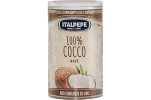 ITALPEPE ROMA 1969 Italpepe, Cocco Rapè, Alto contenuto di Fibre, Ideale da Aggiungere su Gelati e Yogurt, Ottimi per Creare Frullati e Colazioni Sane, Senza Zuccheri Aggiunti